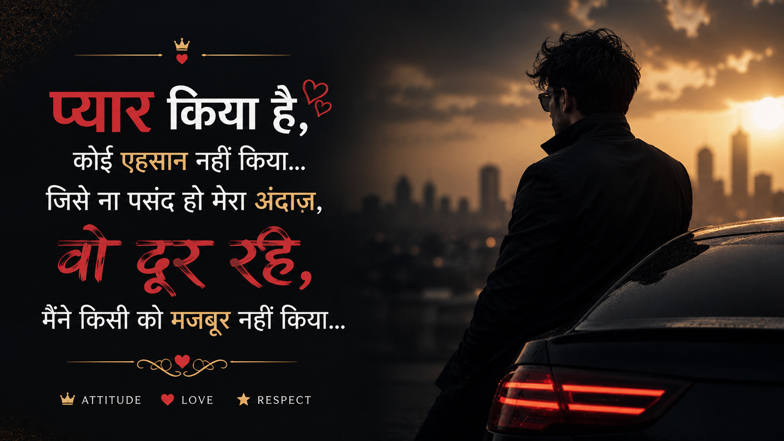 Latest Stylish 💕 😘 Shayari Pyaar❤ Hindi Attitude for Lovers
