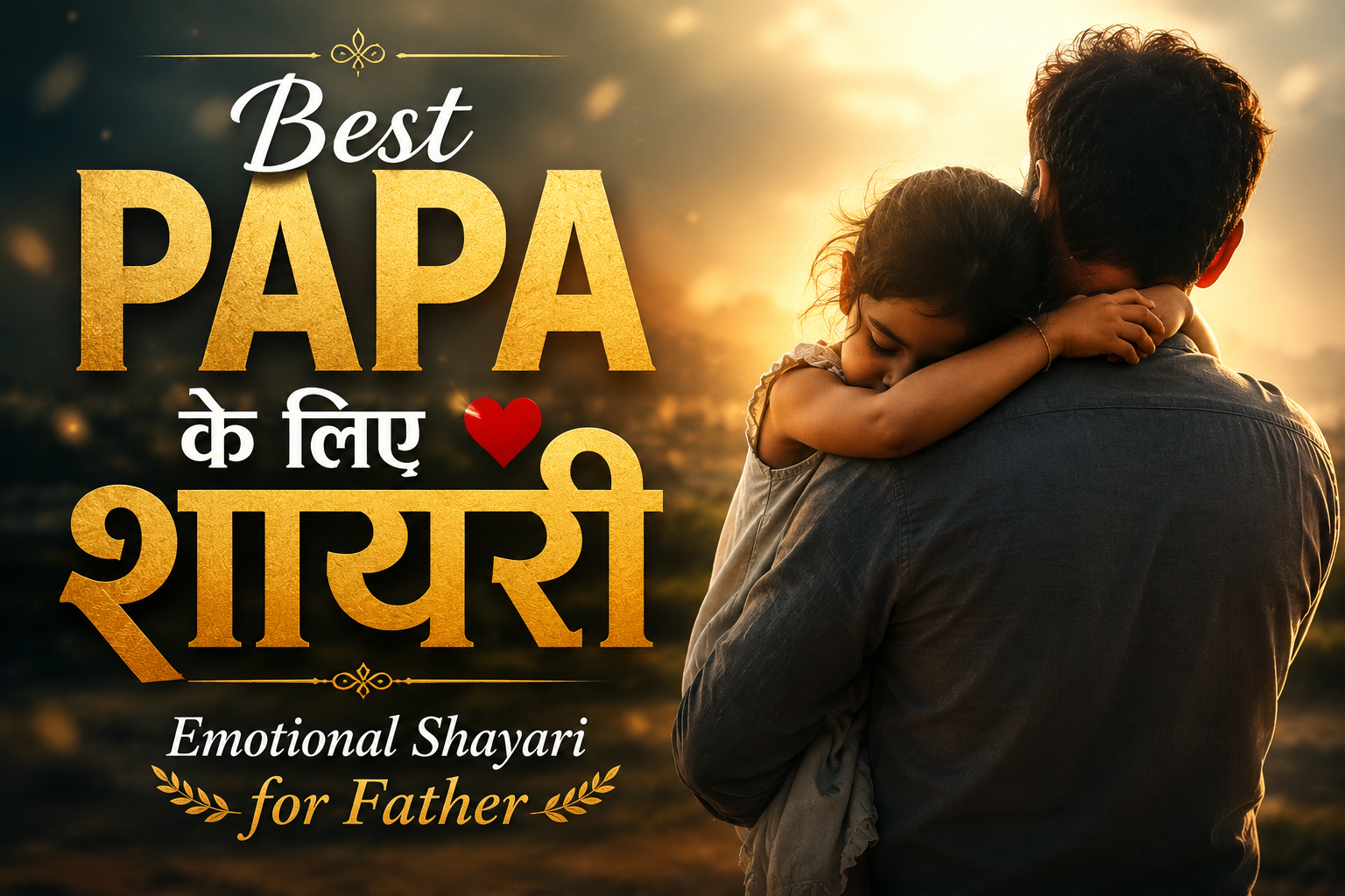 Best Papa Ke Liye Shayari in Hindi | Emotional Shayari for Father