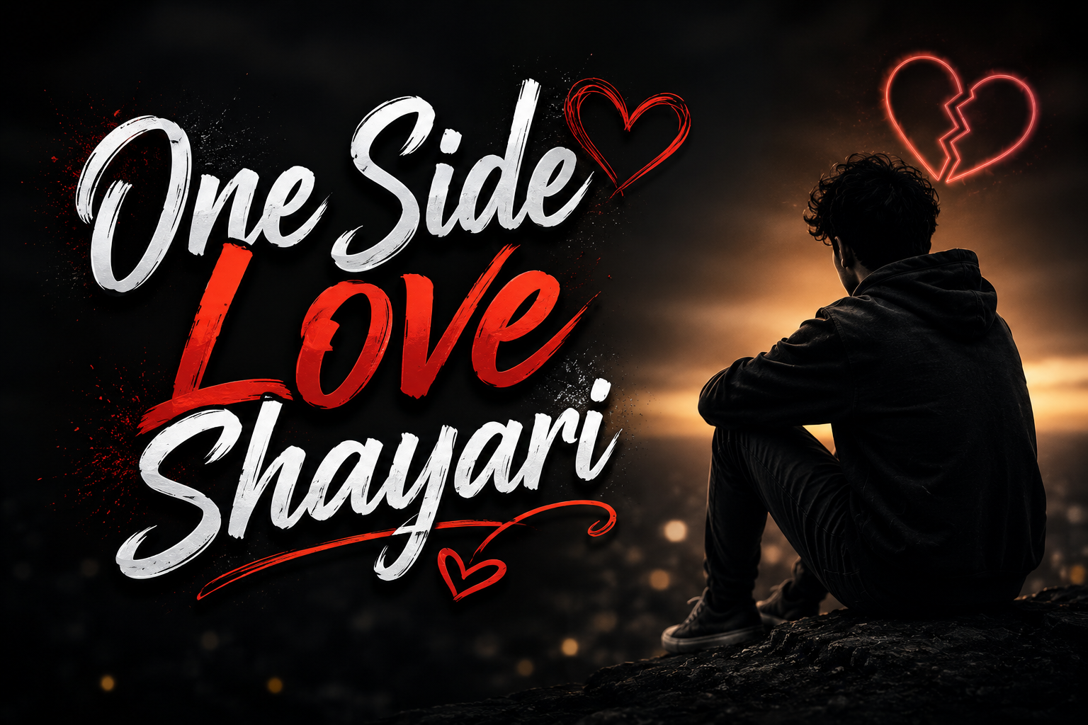 One Side Love Shayari 💔 That Will Touch Your Heart