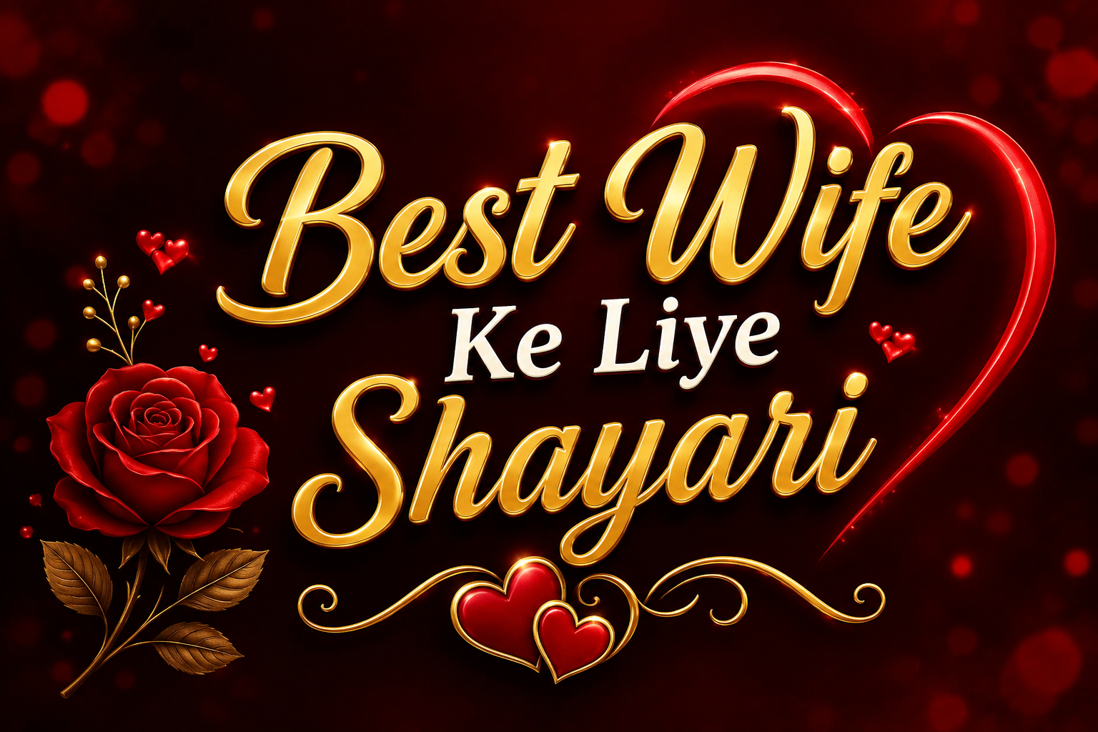 Best Wife Ke Liye Shayari in Hindi | Heart Touching Love Shayari